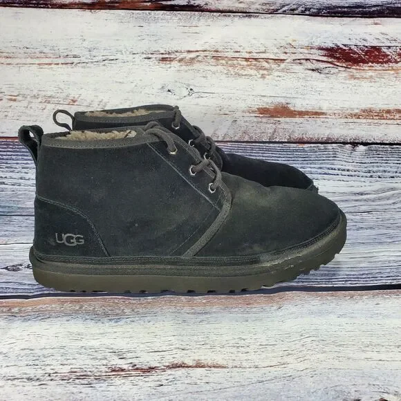 UGG | Shoes | Ugg Neumel Black Suede Ankle Chukka Boots Mens  display picture 1